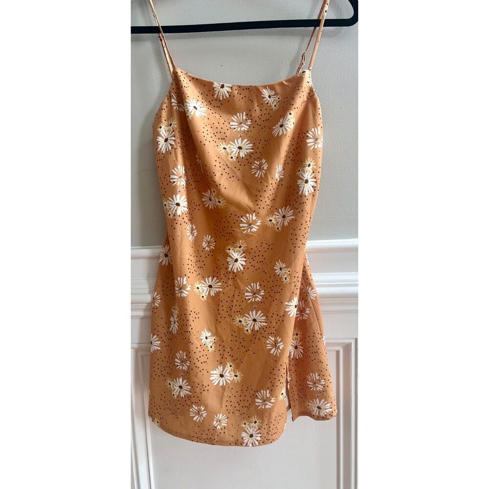 Princess Polly Celia Floral Dot Print Mini Slip Dress Size 4
